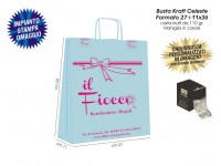 BUSTE IN CARTA KRAFT CELESTE 